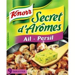KNORR SECRET D'AROME AIL-PERSIL KNORR 90G