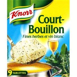 KNORR COURT BOUILLON KNORR 9 TABLETTES 9L