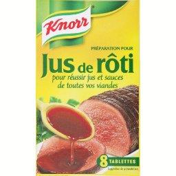 KNORR JUS DE ROTI KNORR ÉTUI 8 TABLETTES