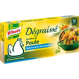 KNORR BOUILLON DÉGRAISSÉ POULE KNORR TABLETTES X12 120G