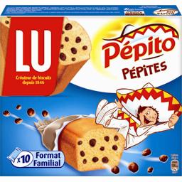 PEPITO GÂTEAU CHOCOLAT PÉPITES PÉPITO X10 300G FORMAT ECO