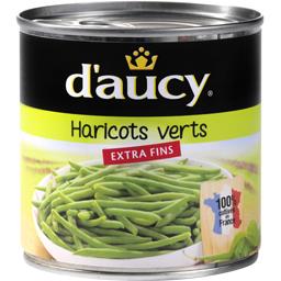 D'AUCY HARICOTS VERTS EXTRA-FINS D'AUCY BOÎTE 1/2 M 220G