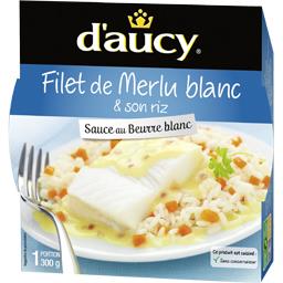 D'AUCY FILET MERLU SAUCE MOUSSELINE D'AUCY BARQ.MICRO-ONDABLES 300G