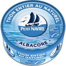 PETIT NAVIRE THON AU NATUREL PETIT NAVIRE MSC 112G