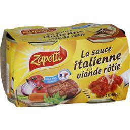 ZAPETTI SAUCE ITALIENNE ZAPETTI BOITE 1/4 2X190G