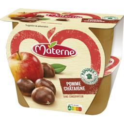 MATERNE COUPELLE POMME CHATAIGNE 100GX4 MATERNE