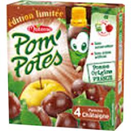 POM'POTES POM'POTES POMME CHATAIGNE 4X90G