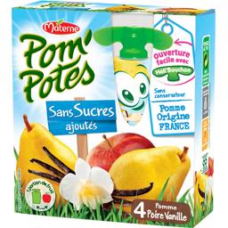 POM''POTES POM'POTES SSA POMME/POIRE/VANILLE 4X90G