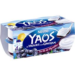 NESTLE YAOURT A LA GRECQUE MYRTILLES NESTLE 4X125G