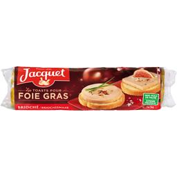 JACQUET CANAPÉS FOIE GRAS RONDS BRIOCHÉS JACQUET 250G