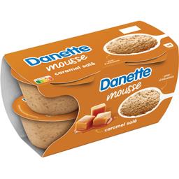 DANONE DANETTE MOUSSE CARAMEL SALE 4X60G
