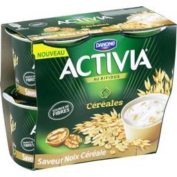 ACTIVIA ACTIVIA BIFIDUS CEREALES SAVEUR NOIX 4X120G
