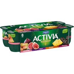 ACTIVIA ACTIVIA BIFIDUS FRTS ANANAS RHUBARBE FIGUE PRUNEAU 8X125G