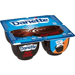 DANETTE DANETTE CREME DESSERT SAVEUR EXTRA NOIR 4X125G