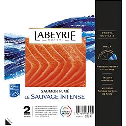 LABEYRIE SAUMON FUME SAUVAGE 2 TRANCHES 65G