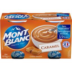 MONT BLANC MINI CRÈME DÉSSERT MONT BLANC CARAMEL 4X125G