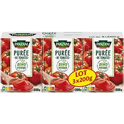 PANZANI ZERO RESIDU DE Tomate Brique 200g x3