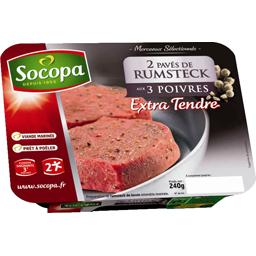 SOCOPA PAVÉ DE BOEUF AUX TROIS POIVRES SOCOPA X2 240G