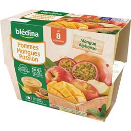 BLEDINA COUPELLES POMMES MANGUES PASSION BLEDINA 4X100G