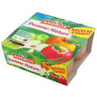 ANDROS COMPOTE POMME NATURE ANDROS 4X100G