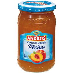 ANDROS CONFITURE PÊCHES ALLÉGÉE ANDROS BOCAL 350G