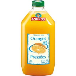 ANDROS JUS D'ORANGE DOUCE PRESSÉ ANDROS PET 1.5L