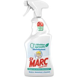 ST MARC NETTOYANT DESINFECTANT 0% RESIDUS AGRESSIFS ST MARC PISTOLET 500ML