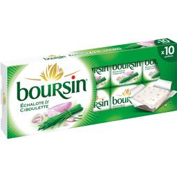 BOURSIN BOURSIN ÉCHALOTE CIBOULETTE PORTION X10 160G