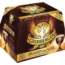 ABBAYE DE GRIMBERGEN BIÈRE GRIMBERGEN BRASSIN DE NOEL 12X25CL 6.5D