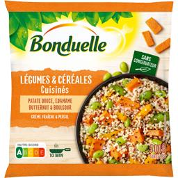 BONDUELLE LEGUMES ET CEREALES CUISINES PATATES DCES/EDAMAME/BUTTER/BOULGOUR 500G
