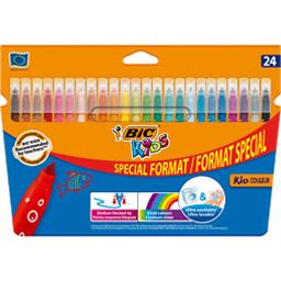 BIC CORPS COLORÉ MOTIF BULLES - CAPUCHON TRANSPARENT VENTILÉ - ENCRE ULTRA