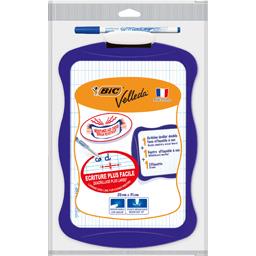 BIC 20 X 31 CM - BORD ERGONOMIQUE VERT - DOUBLE FACE : 1 FACE BLANCHE ET 1