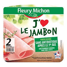FLEURY MICHON JAMBON SUPERIEUR SANS COUENNE J'AIME FLEURY MICHON 2TR 70G