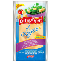 ENTREMONT EMMENTAL ENTREMONT LÉGER 14%MG PORTION DE 250G