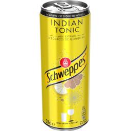 SCHWEPPES SCHWEPPES SLIM INDIAN TONIC SNACKING 33CL