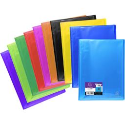 EXACOMPTA PROTEGE DOCUMENTS SOUDE 210X297 120 VUES POCHETTES CRISTAL LISSES POLY
