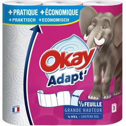 OKAY ESSUIE TOUT OKAY ADAPT' 3 ROULEAUX