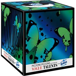 LOTUS MOUCHOIRS BLANCS LOTUS BOÎTE CUBIQUE X48