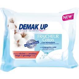 DEMAK'UP LINGETTES DÉMAQUILLANTE DEMAK UP SENSATION PAQUET X25