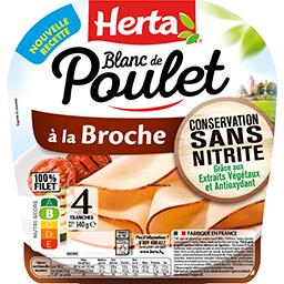 HERTA HERTA BLANC POULET BROCHE CONSERVATION SANS NITRIT