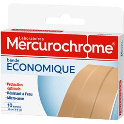 LABORATOIRE MERCHUROCHROME BANDE À DÉCOUPER ÉCONOMIQUE MERCUROCHROME 1MX6CM
