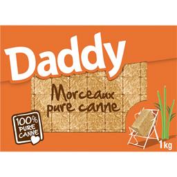 DADDY SUCRE EN MORCEAUX PURE CANNE DADDY 1KG SUCRE UNION