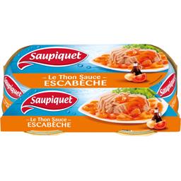 SAUPIQUET THON SAUCE ESCABECHE SAUPIQUET 2X135G