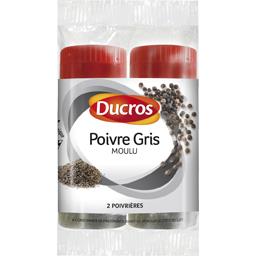 DUCROS POIVRE GRIS MOULU DUCROS TUBE MÉNAGER 2X18G