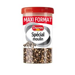 DUCROS MÉLANGE POIVRE SPÉCIAL MOULIN DUCROS BOÎTE MÉNAGÈRE 100G