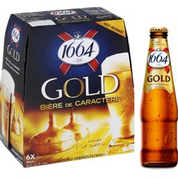GOLD BIÈRE BLONDE GOLD 6,1DEGRÉS PACK 6X25CL