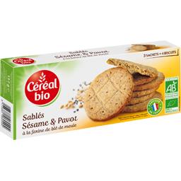 CEREAL BIO BISCUIT PAVOT SÉSAME CÉRÉAL BIO 132G