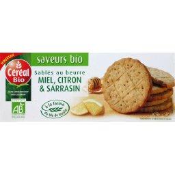 CEREAL BIO BISCUIT MIEL CITRON SARRASIN CÉRÉAL BIO 132G