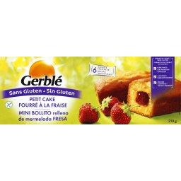 GERBLE CAKE FOURRÉ À LA FRAISE SANS GLUTEN GERBLÉ 210G
