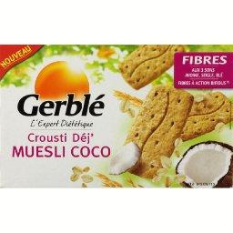 GERBLE BISCUITS CROUSTI DÉJ' MUESLI COCO GERBLÉ 200G